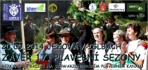 Závěr plavební sezóny u Schwarzenberského kanálu