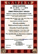  ZIMNÍ PROHLÍDKY HRADU KAŠPERK