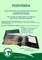 Slavnostní křest knihy „NÁRODNÍ PARK ŠUMAVA